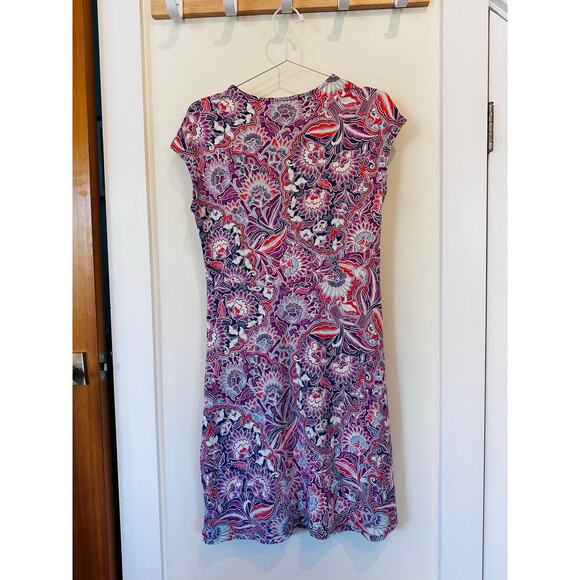 Title Nine Floral Short Tennis Ahtletic Dress Cap Sleeve Women's Small - Picture 5 of 5